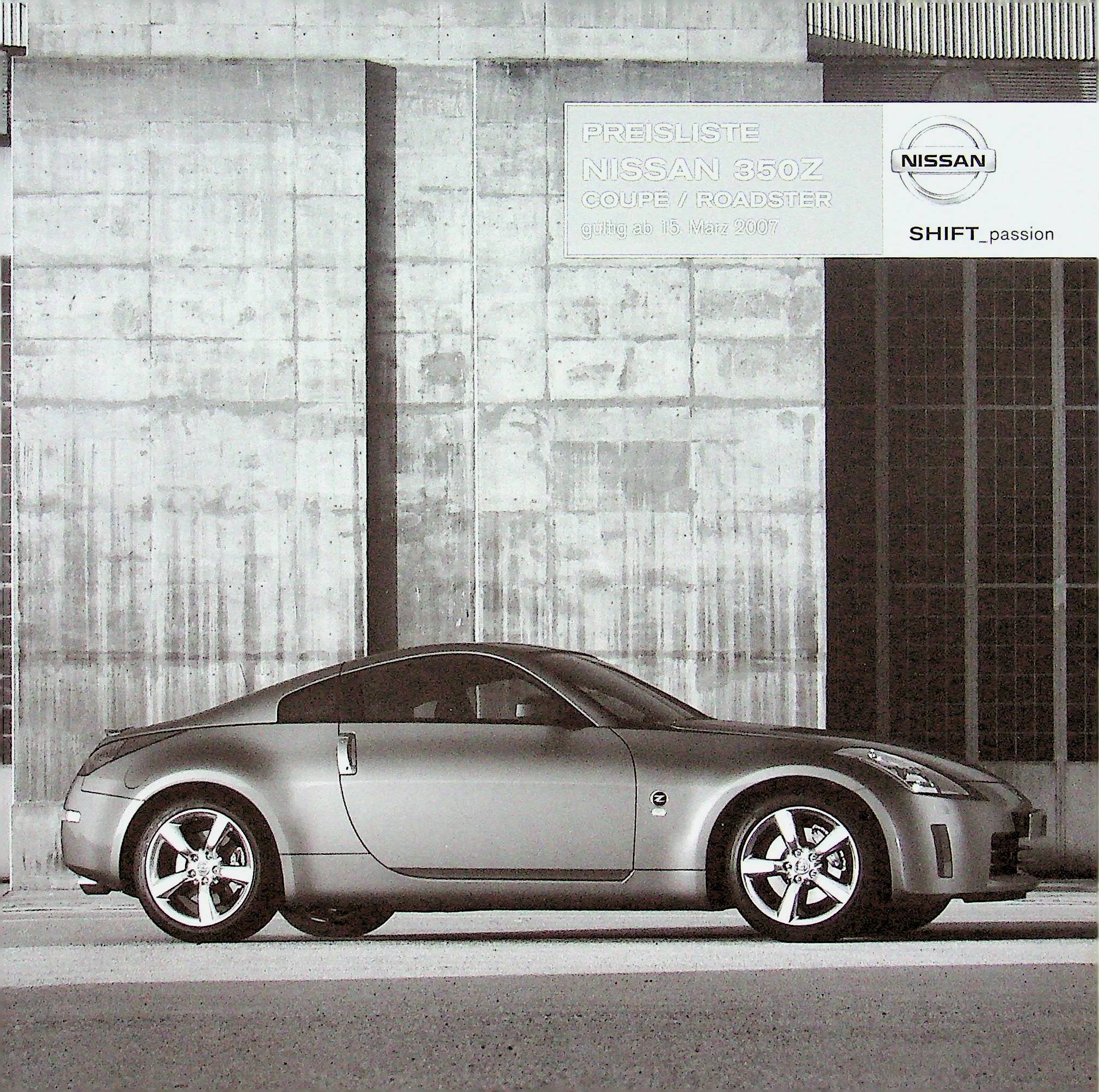 Nissan 350 Z Coupe & Roadster Prospekt 02/2007