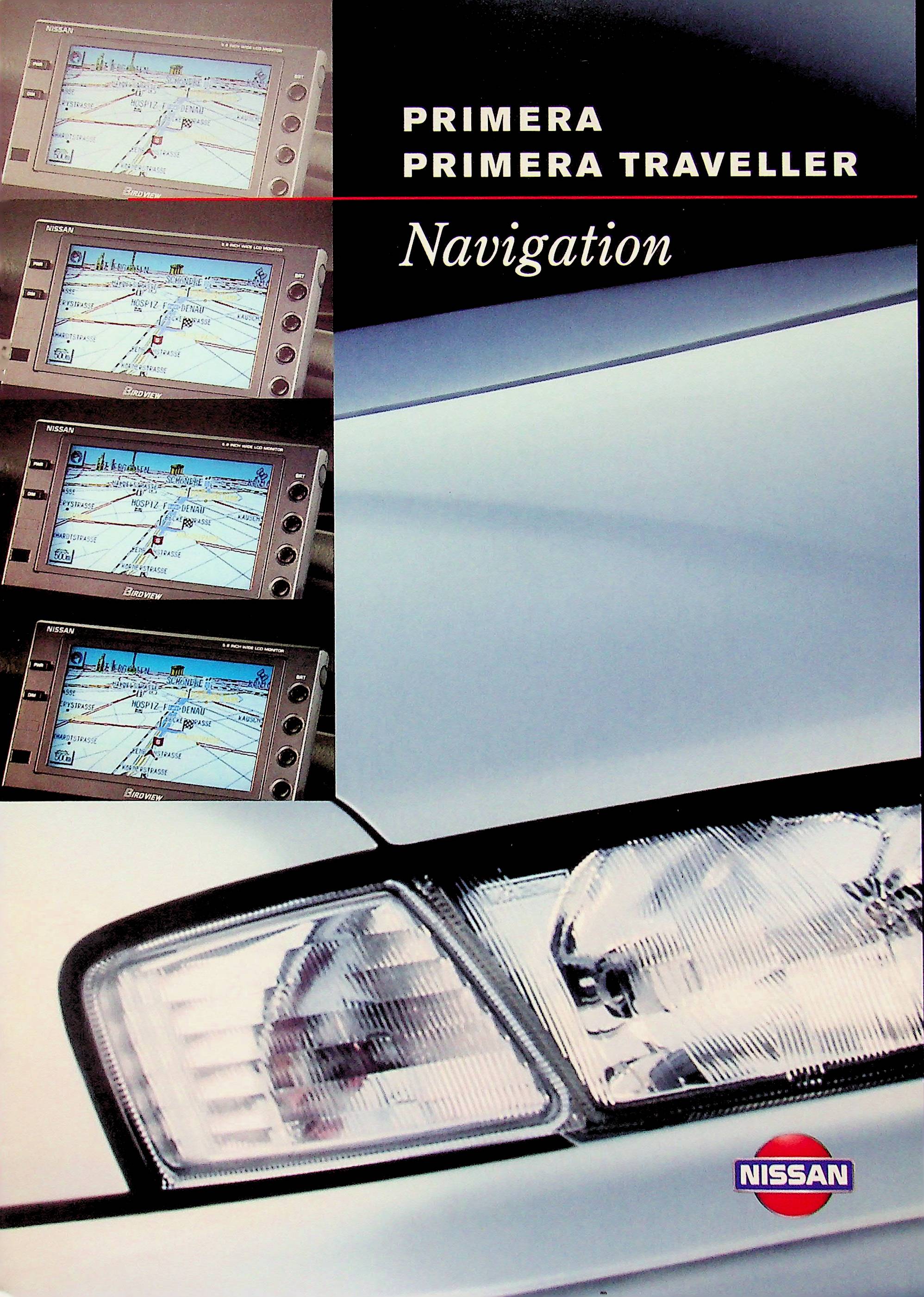 Nissan Primera + Traveller - Navigation - Prospekt 12/1998