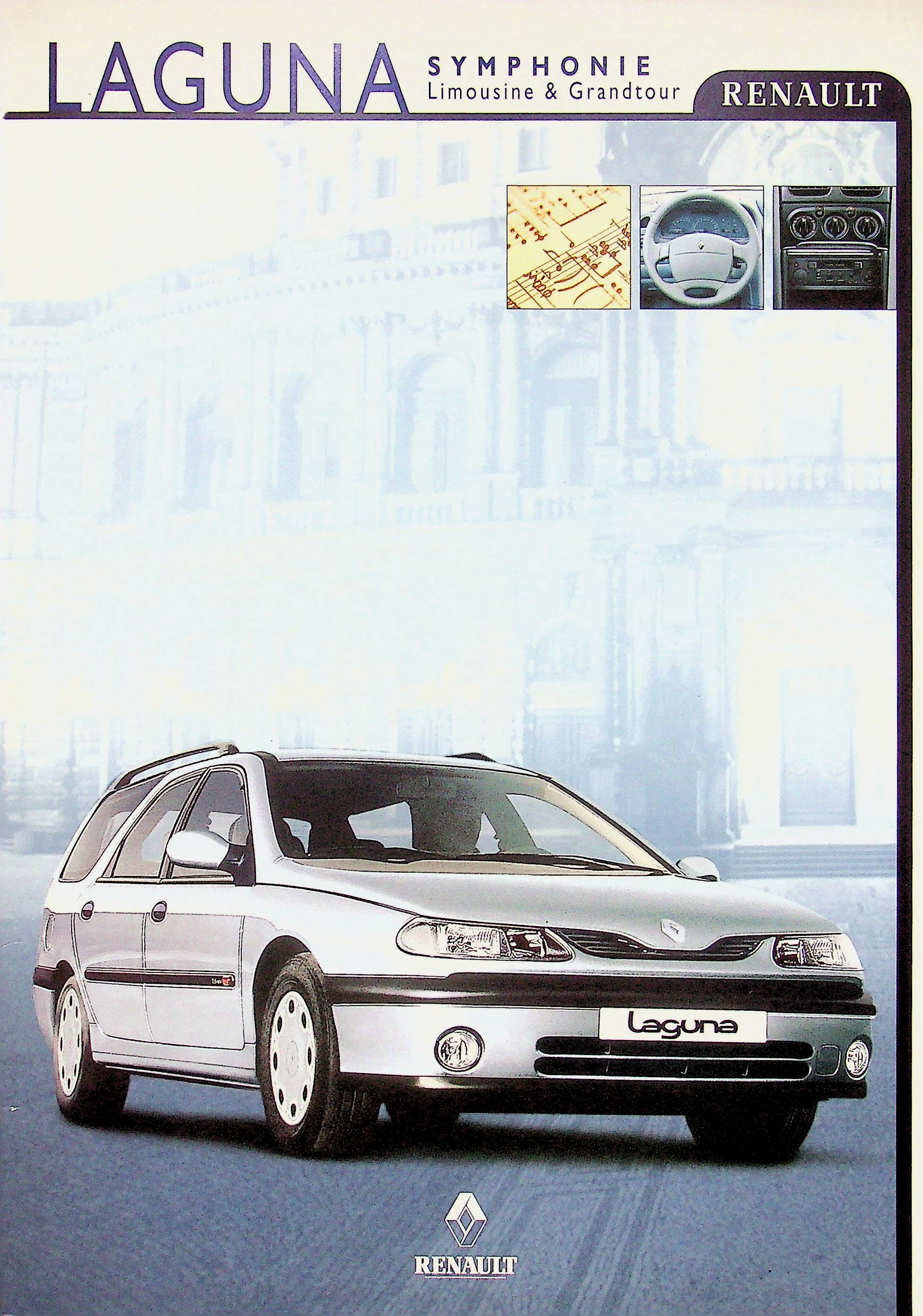 Renault Laguna + Grandtour - Symphonie - Prospekt 02/2000