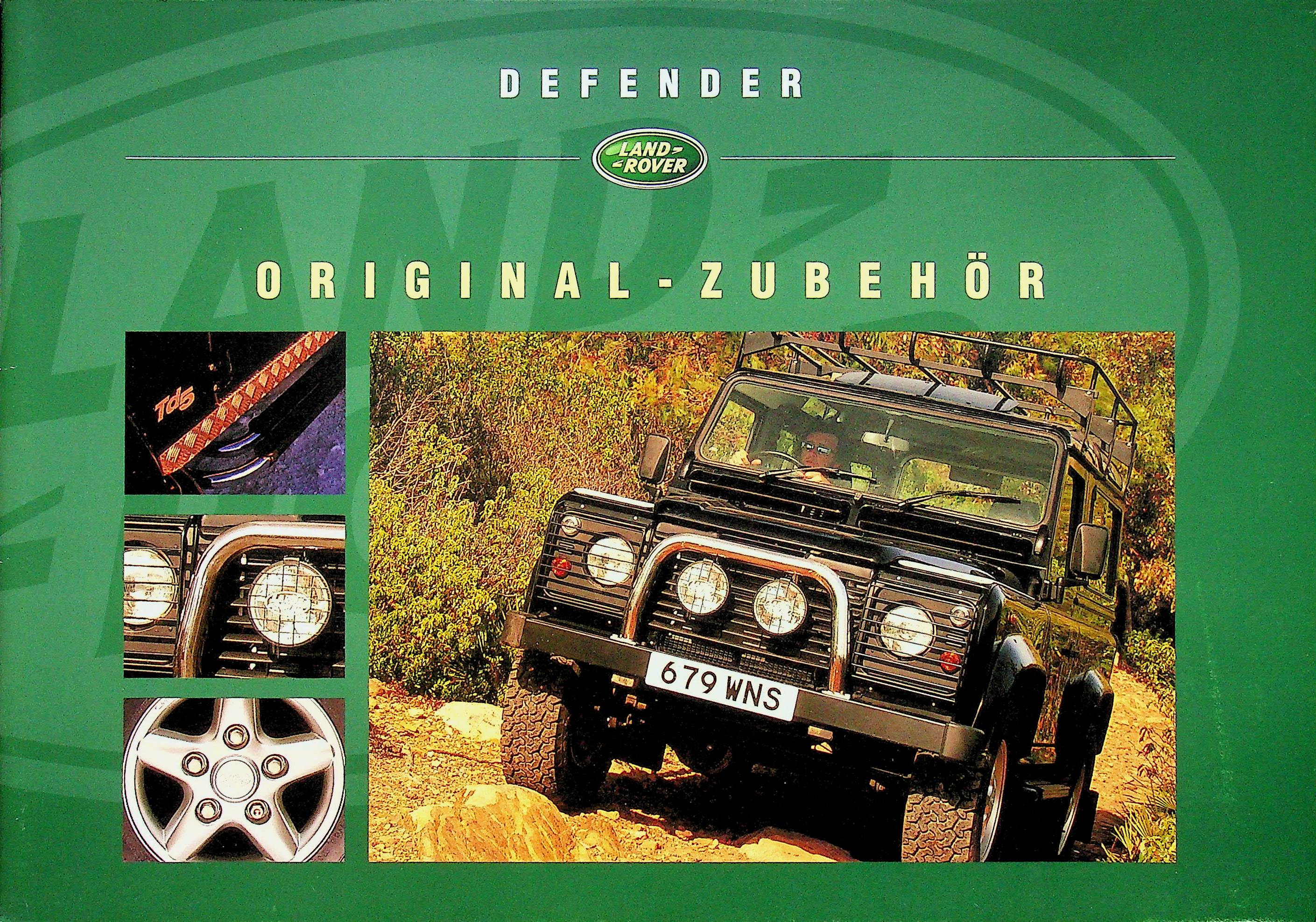 Land Rover Defender - Zubehör - Prospekt 09/1999