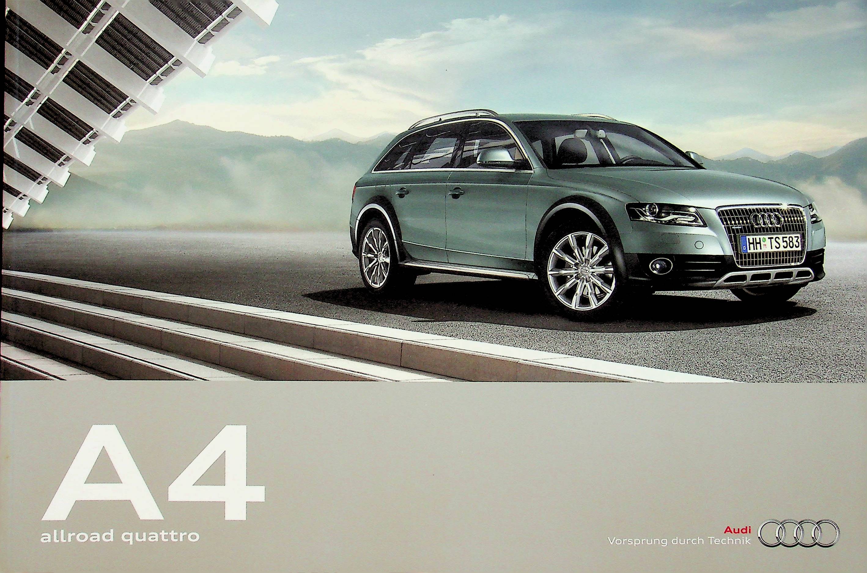 Audi A4 allroad quattro Prospekt 07/2009