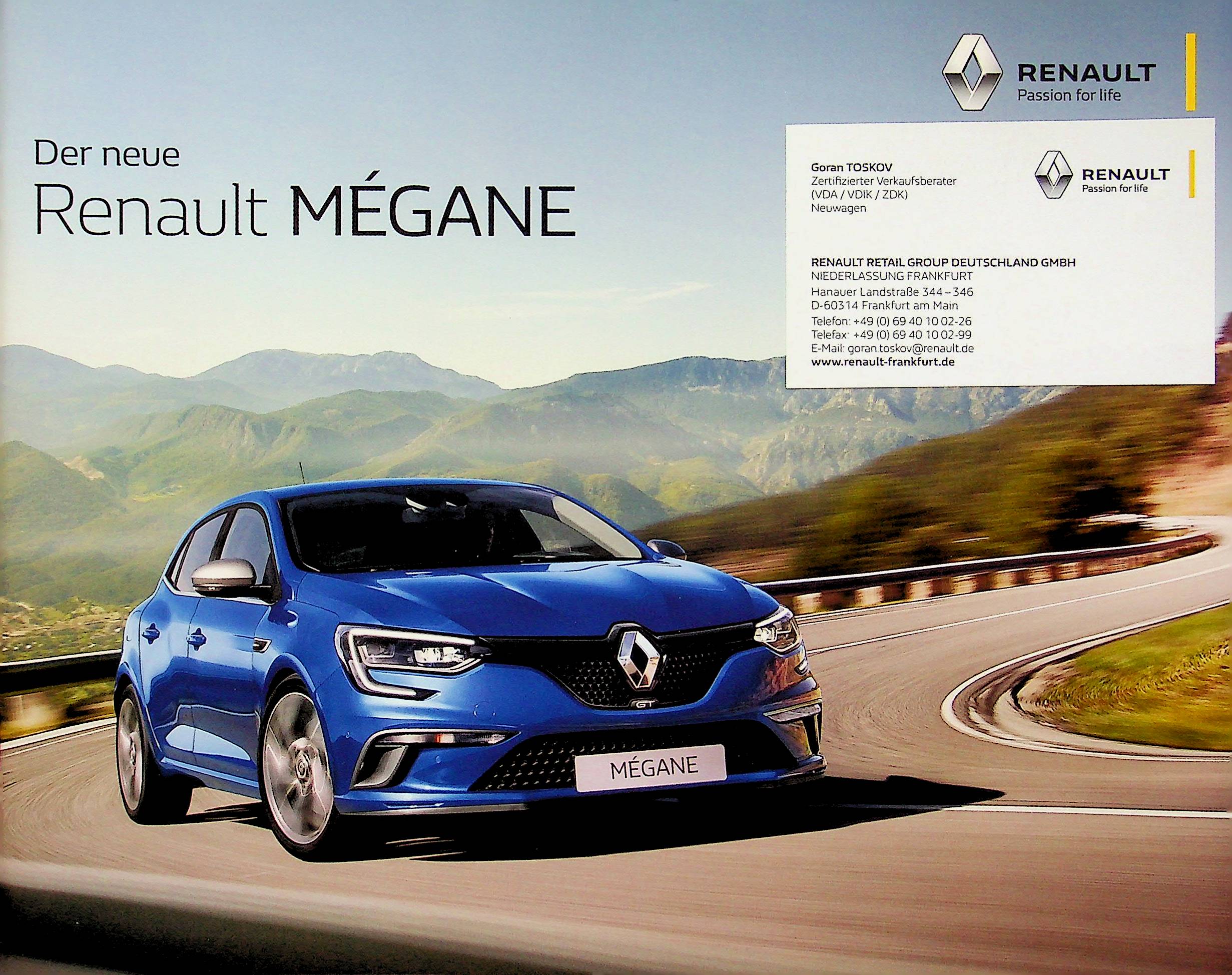 Renault Megane Prospekt 12/2015