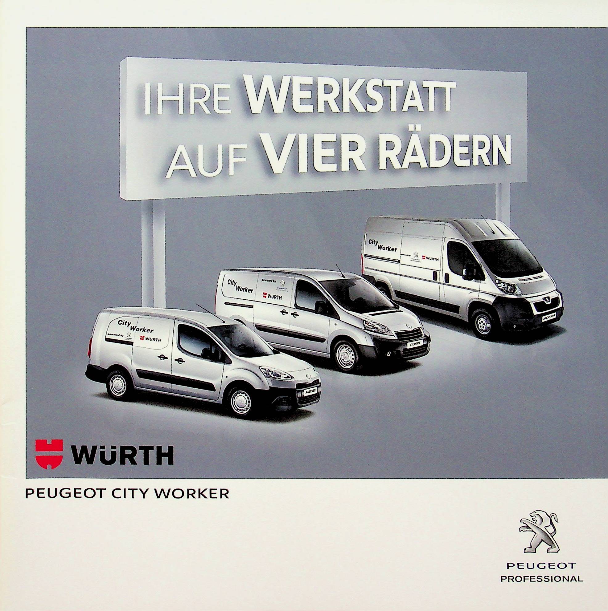 Peugeot Partner Boxer Expert - Würth - Prospekt 07/2012