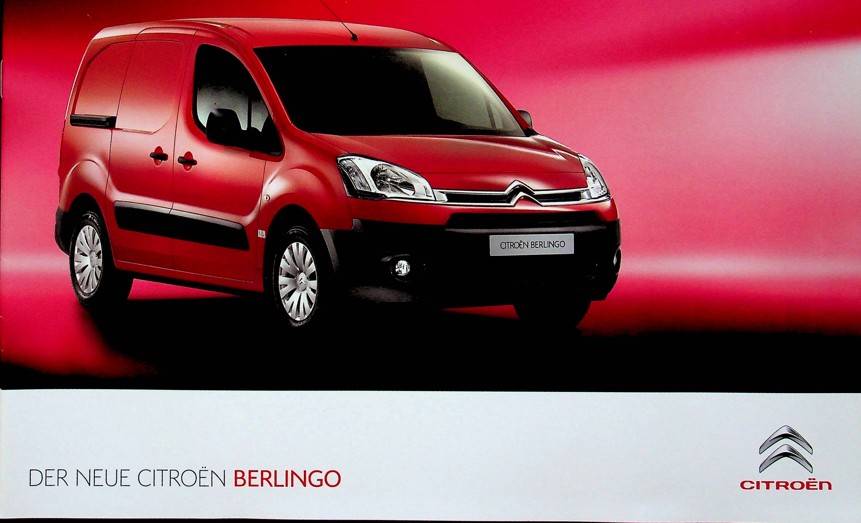 Citroen Berlingo Kastenwagen Prospekt 04/2012