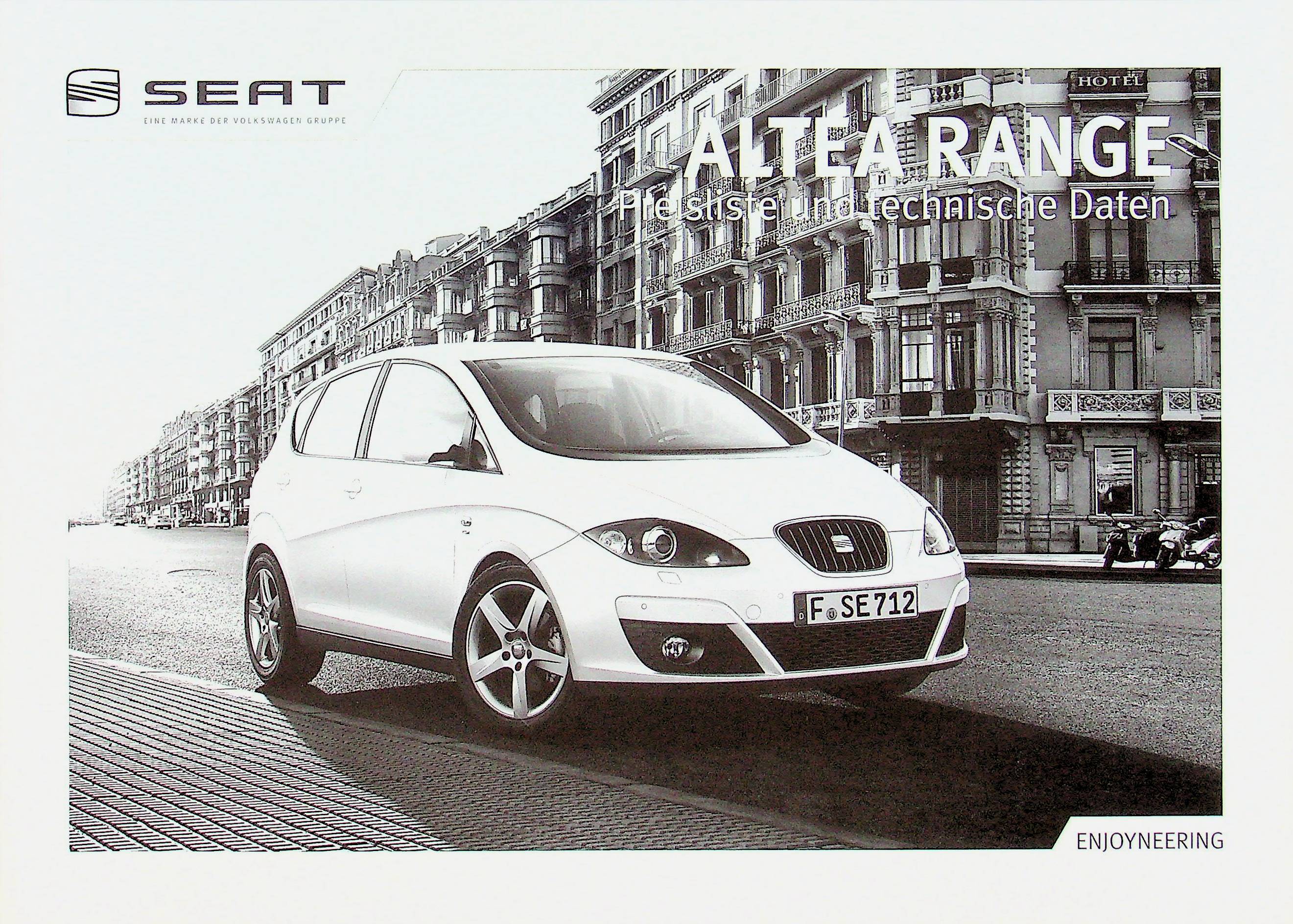 Seat Altea - Preisliste & Extras - Prospekt 04/2012