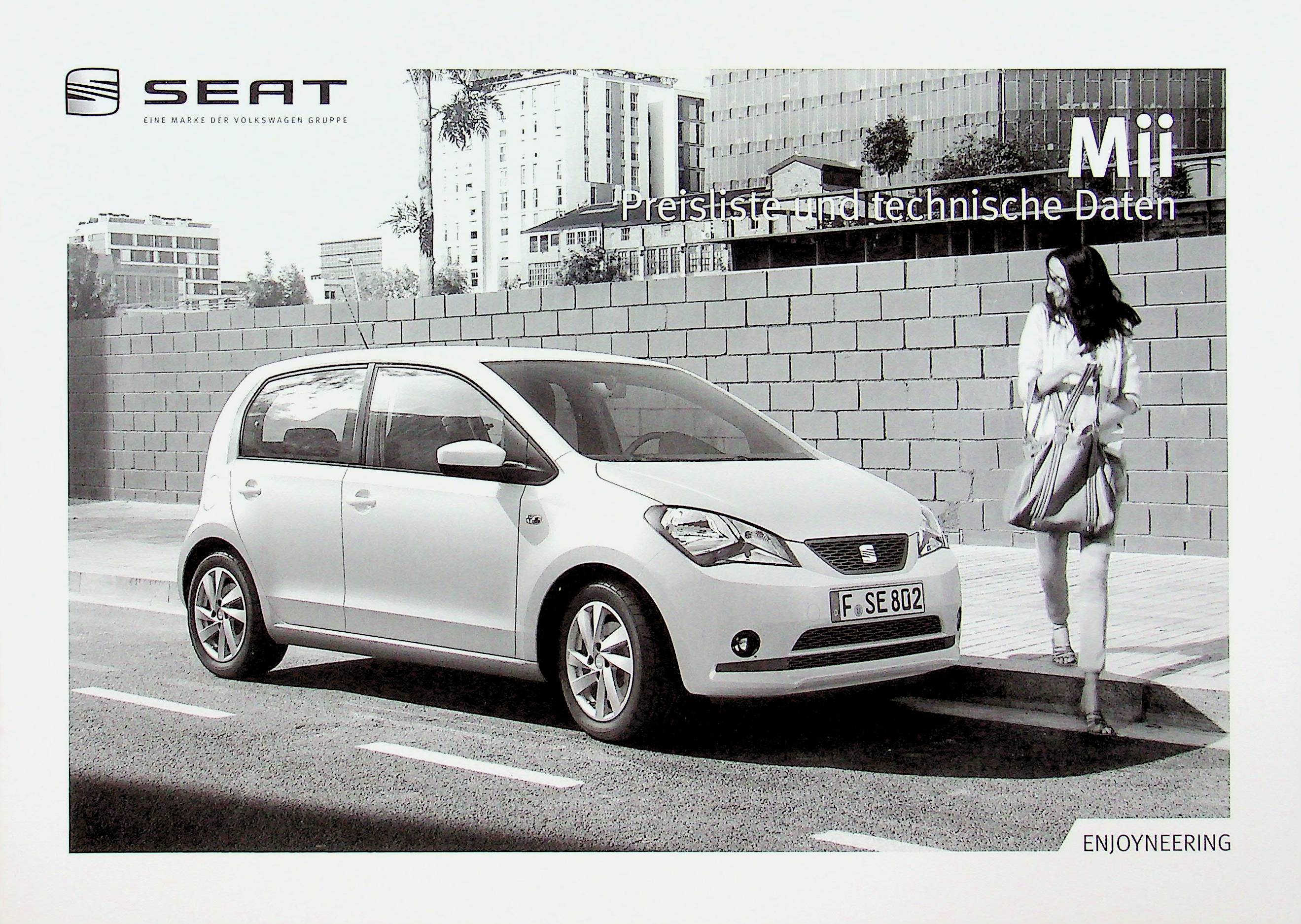 Seat Mii - Preisliste & Extras - Prospekt 03/2012