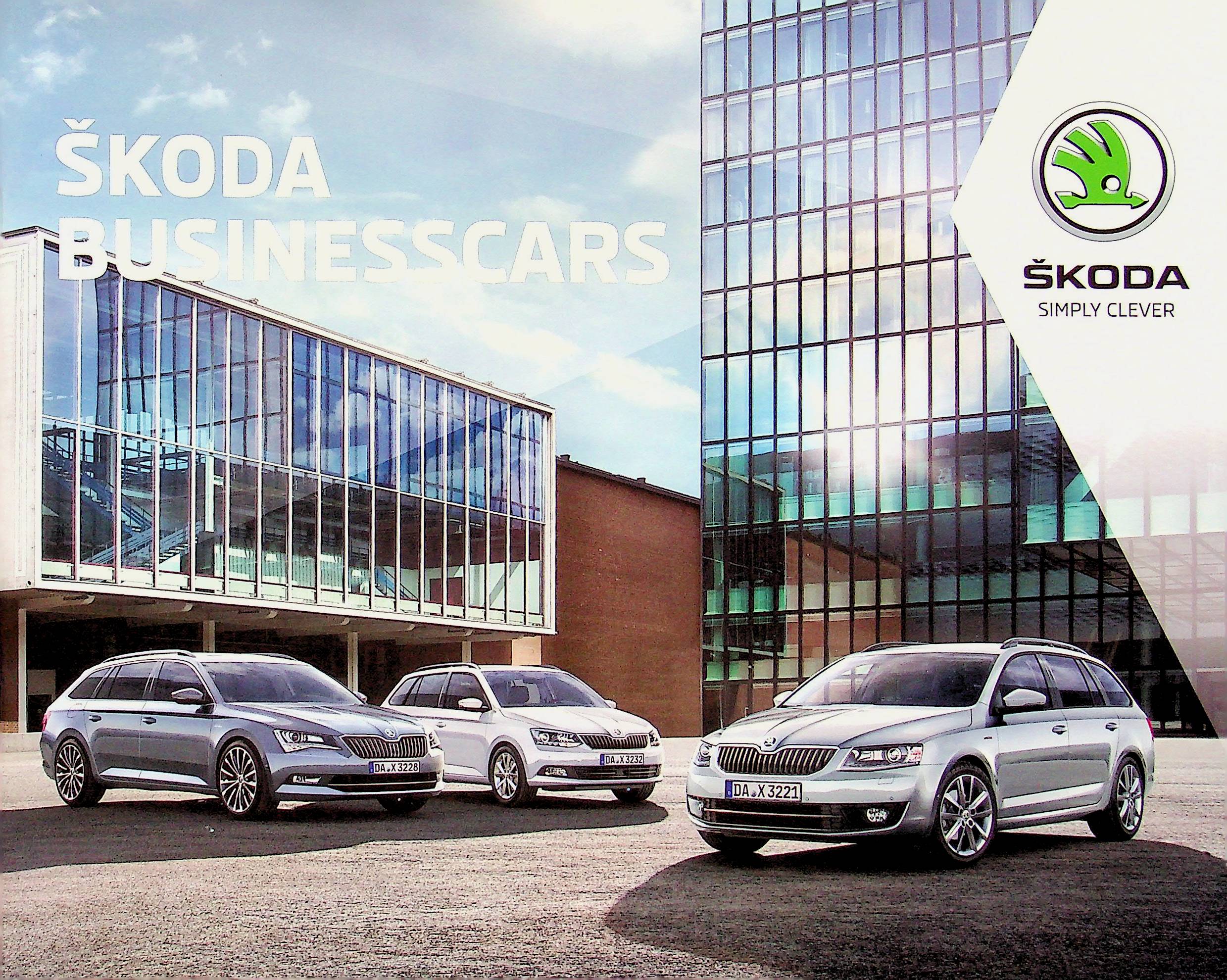 Skoda Superb - Octavia - Businesscars - Prospekt 08/2016