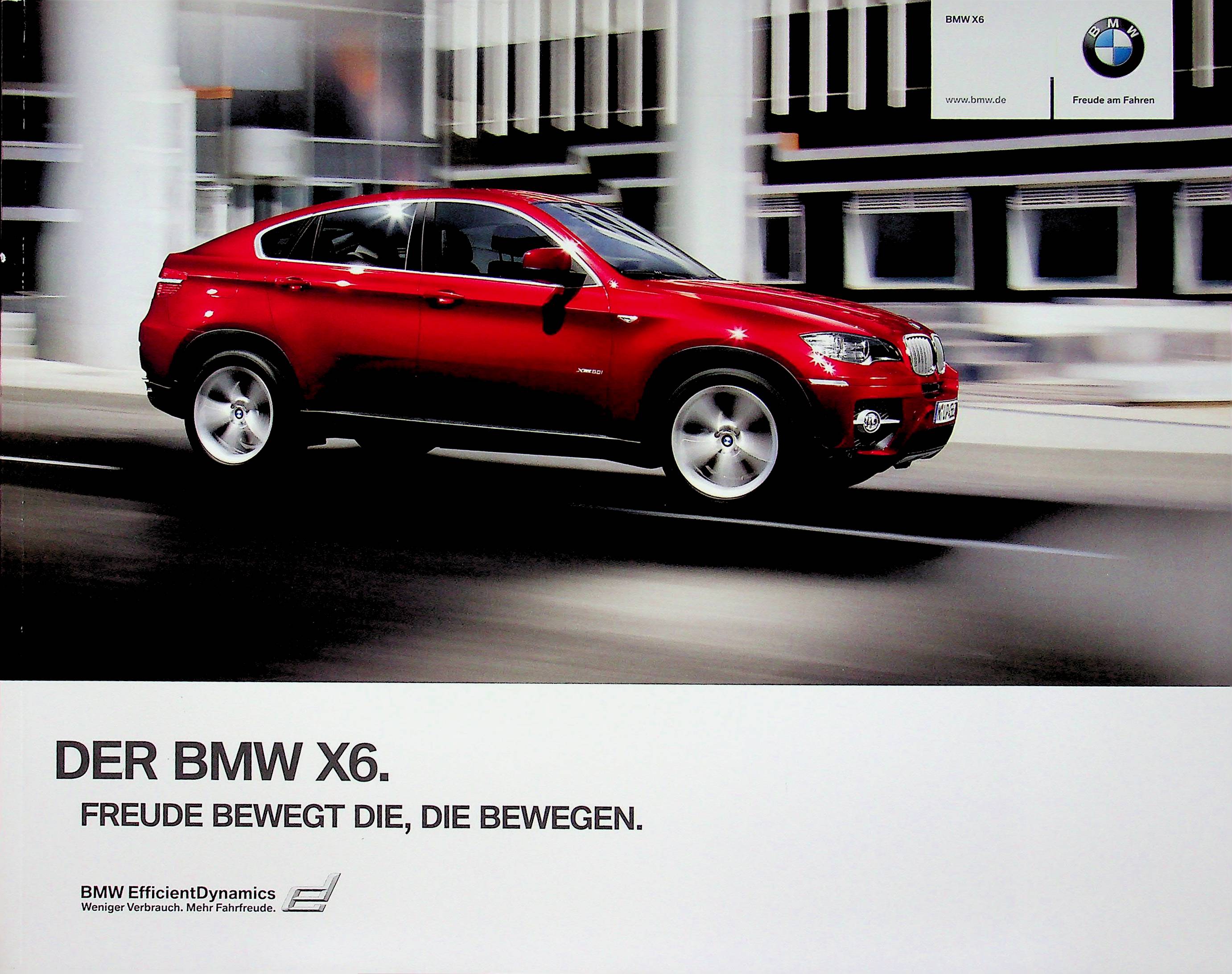 BMW X6 Prospekt 01/2010