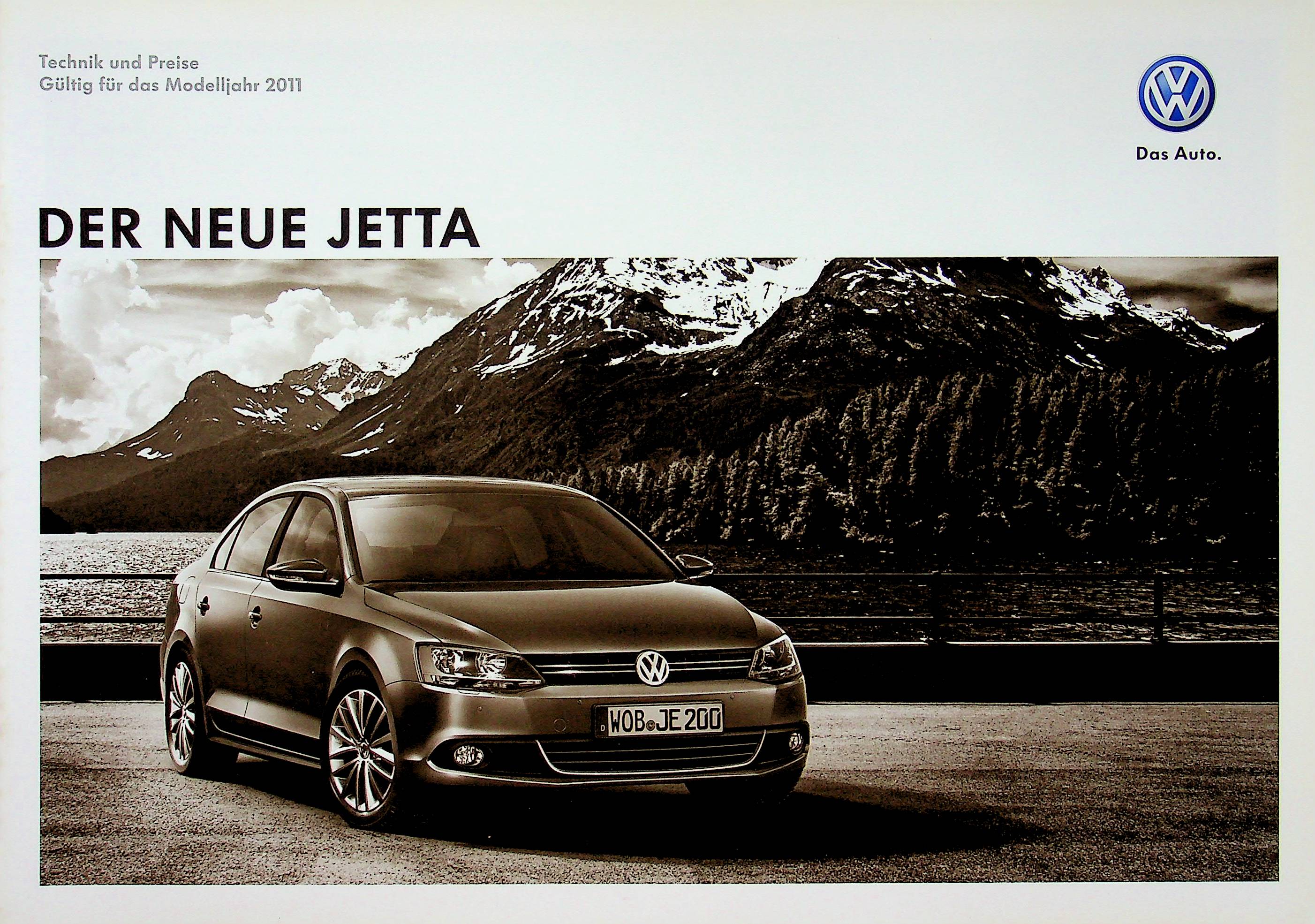 VW Jetta - Preise & t. Daten & Ausstattungen - Prospekt 11/2010