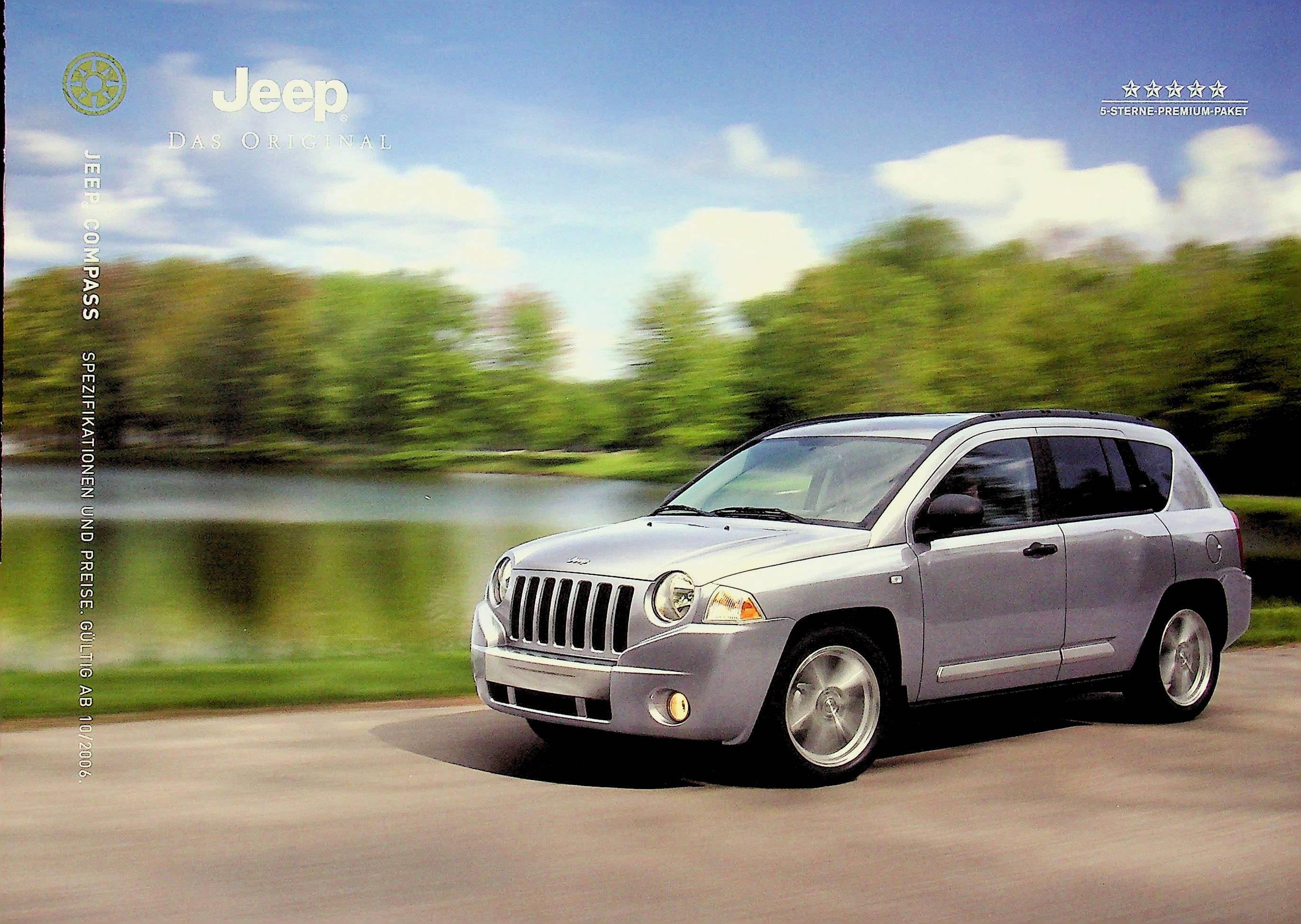 Jeep Compass - Farben & Austattung & tech. Daten - Prospekt 10/2006