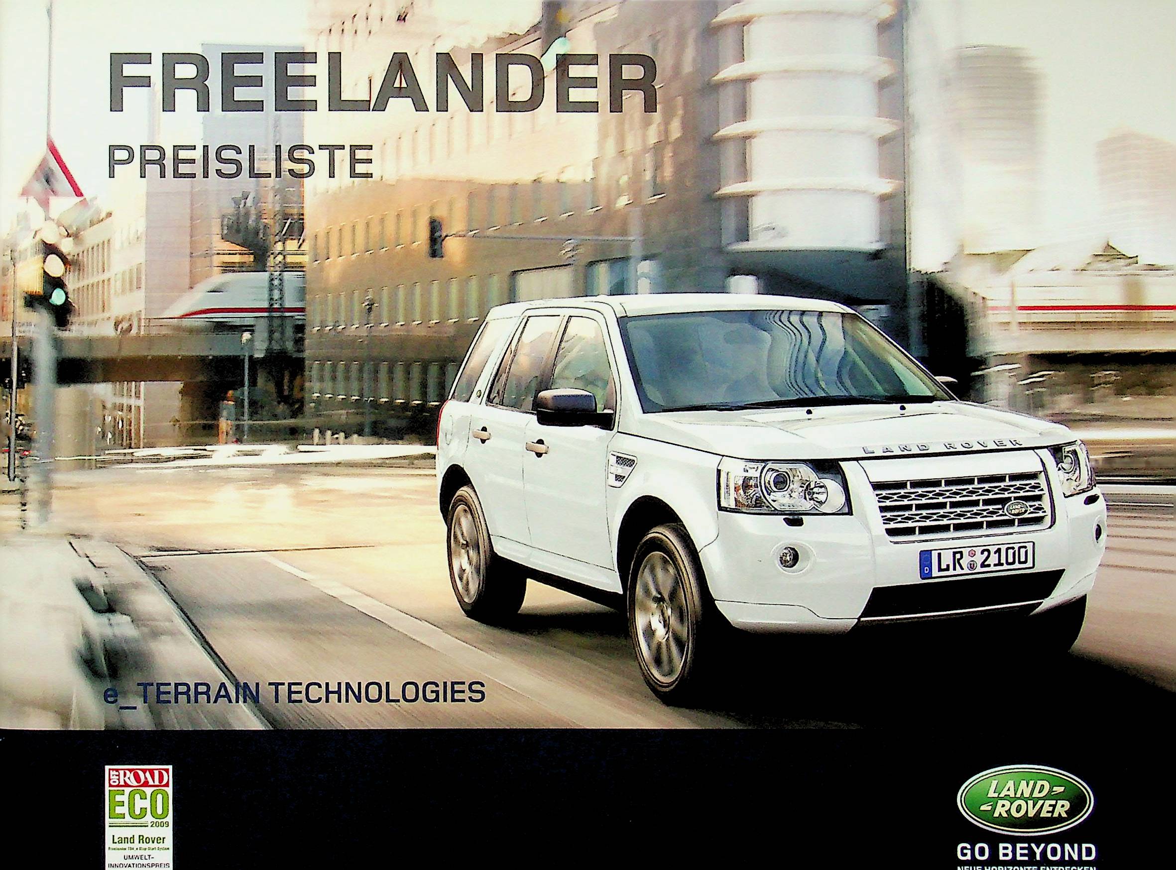 Land Rover Freelander - Preise & Extras - Prospekt 2010