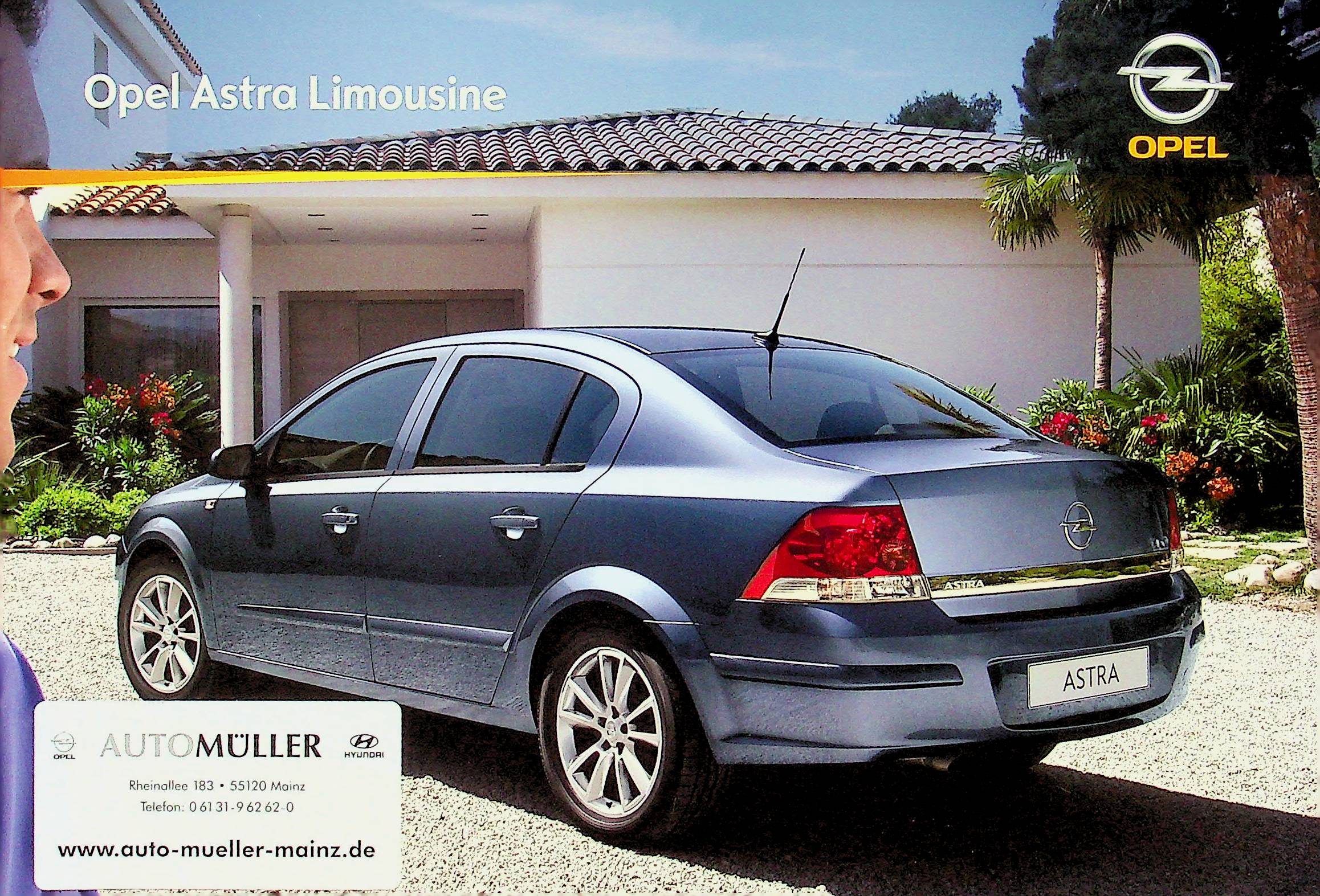 Opel Astra H Limousine Prospekt 12/2008