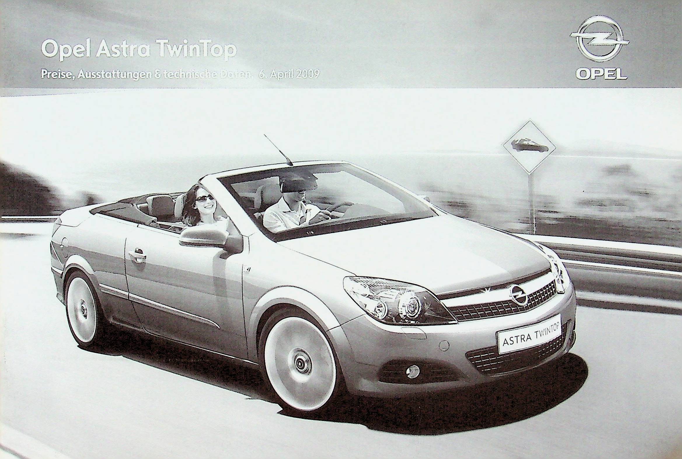 Opel Astra H TwinTop - Preisliste & Extras - Prospekt 04/2009