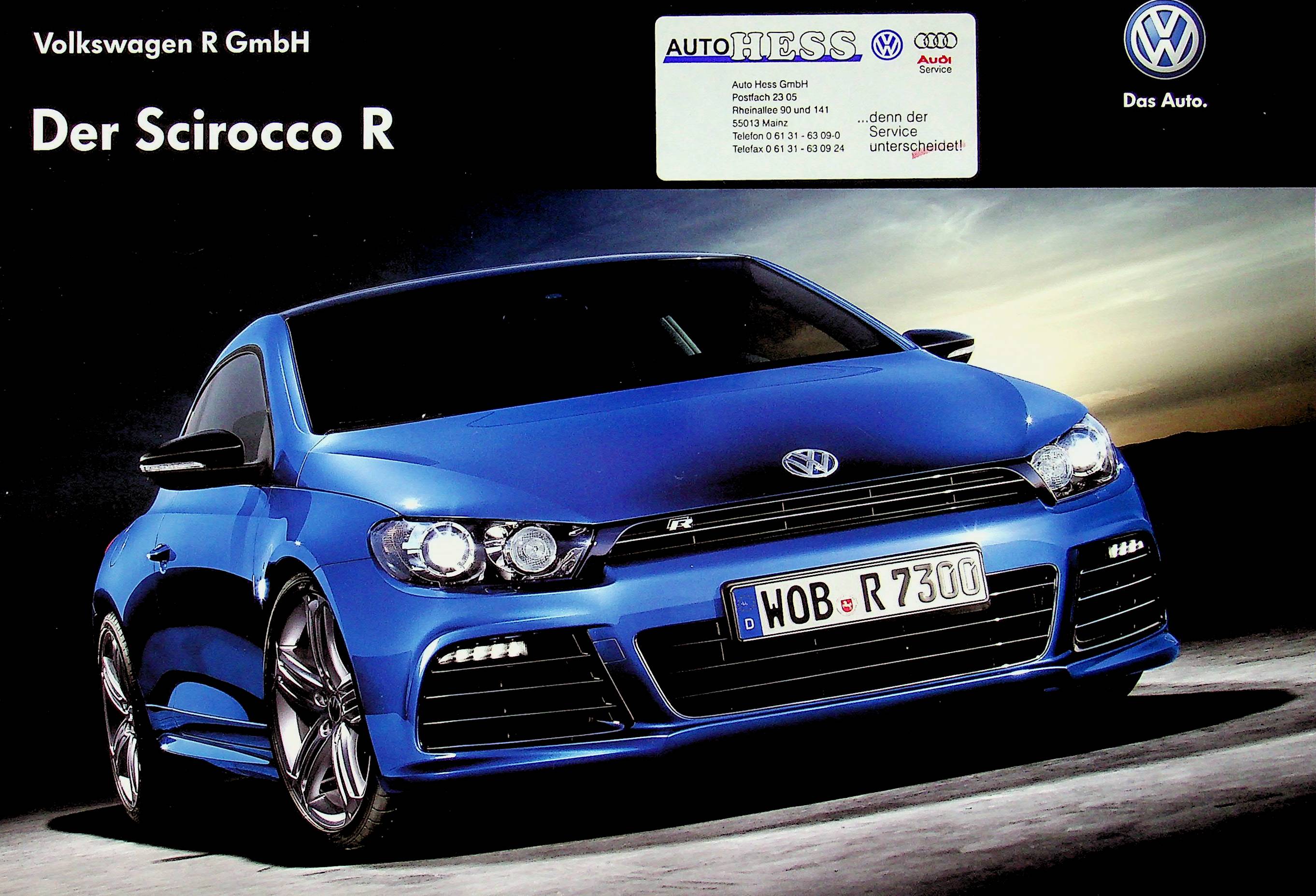 VW Scirocco R Prospekt 05/2011