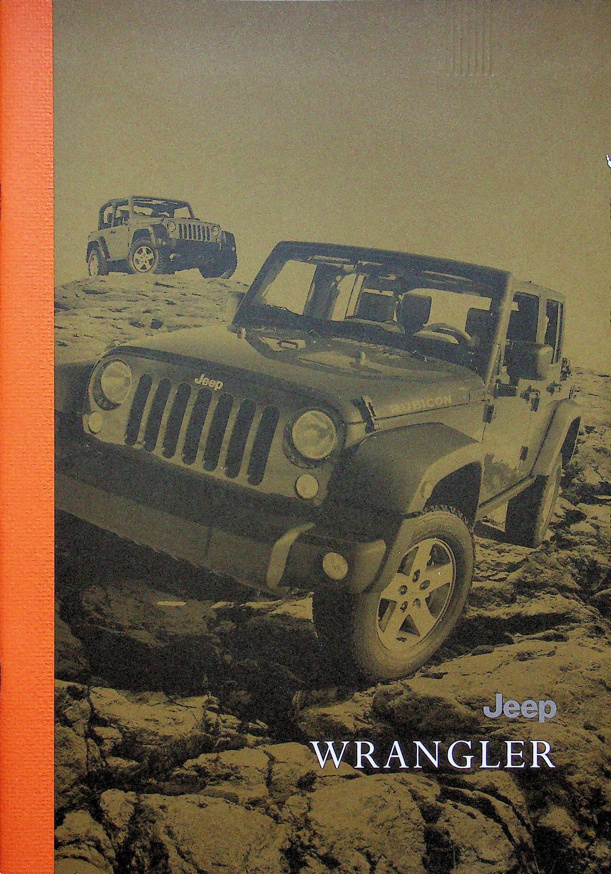 Jeep Wrangler - Farben & Austattung & tech. Daten - Prospekt 08/2011