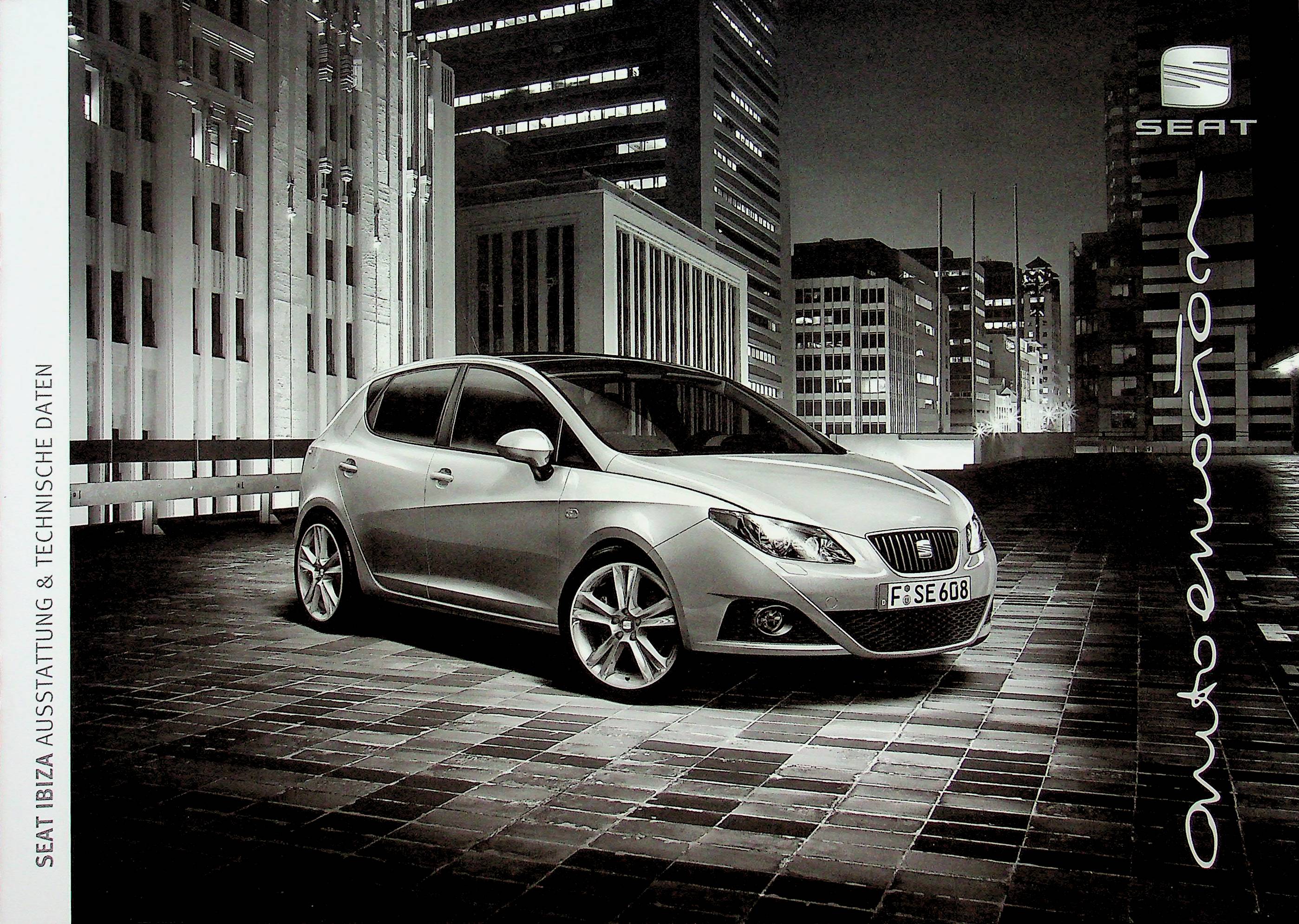 Seat Ibiza - tech. Daten & Ausstattung - Prospekt 05/2008