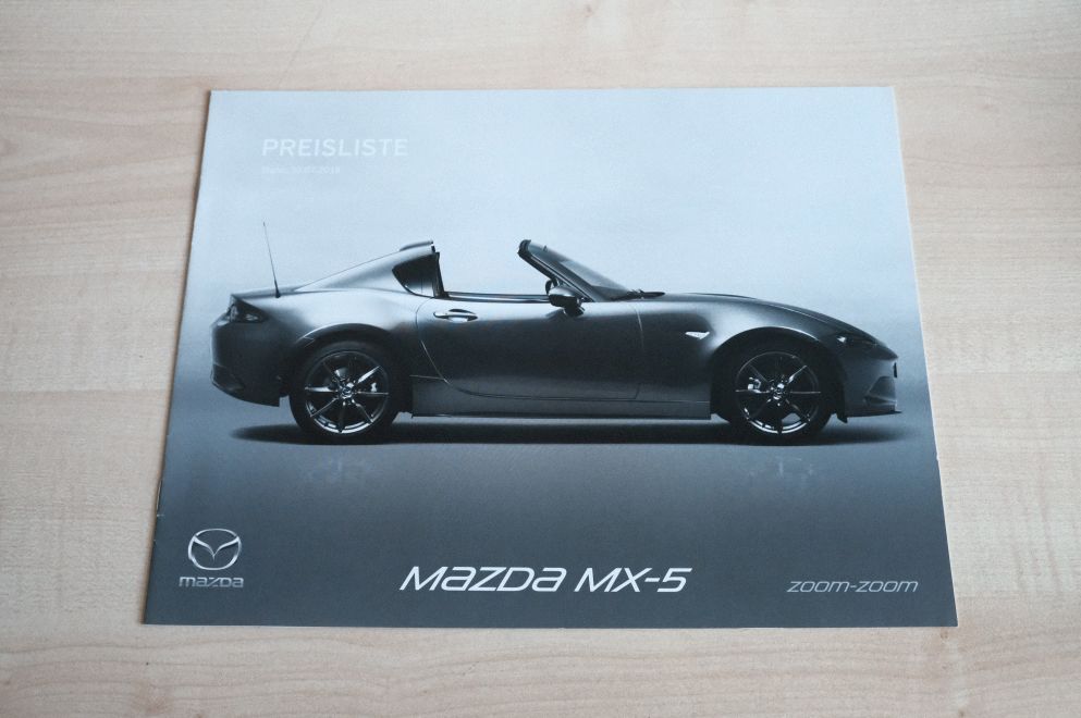 Mazda MX-5 - Preisliste & Extras - Prospekt 07/2018