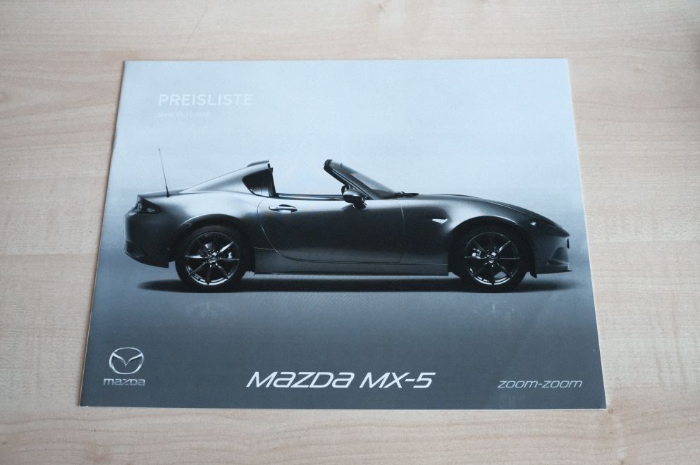 Mazda MX-5 - Preisliste & Extras - Prospekt 10/2018