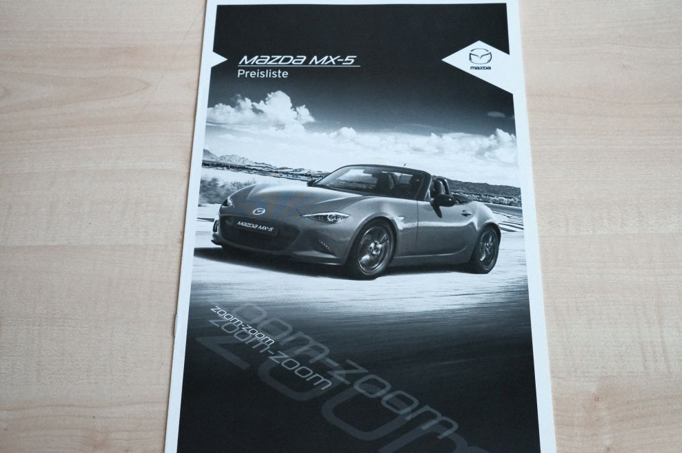 Mazda MX-5 - Preisliste & Extras - Prospekt 06/2015