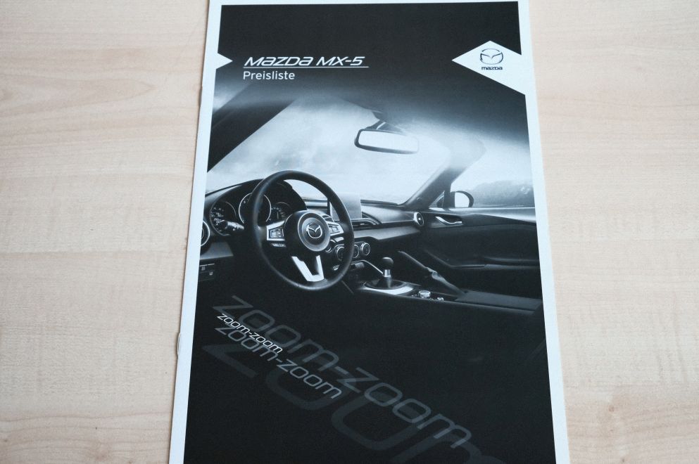 Mazda MX-5 - Preisliste & Extras - Prospekt 10/2015