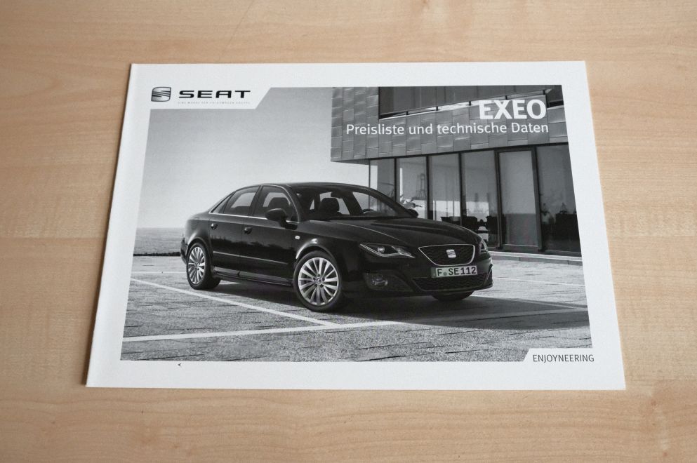 Seat Exeo + Kombi - Preisliste & Techn.Daten - Prospekt 04/2012