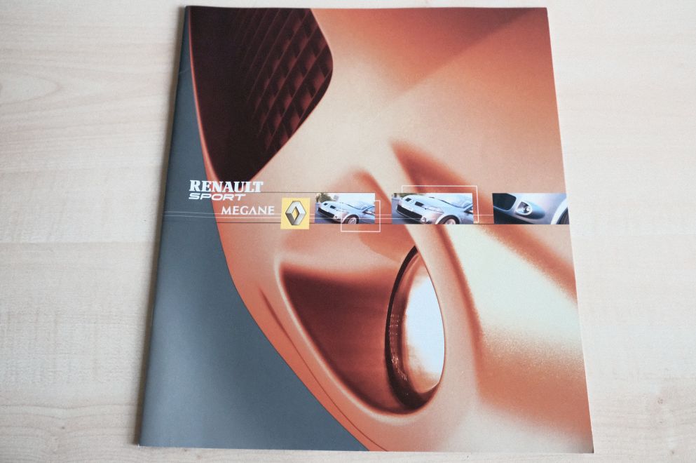 Renault Megane RS 2.0 16V Turbo Phase I Prospekt 03/2004