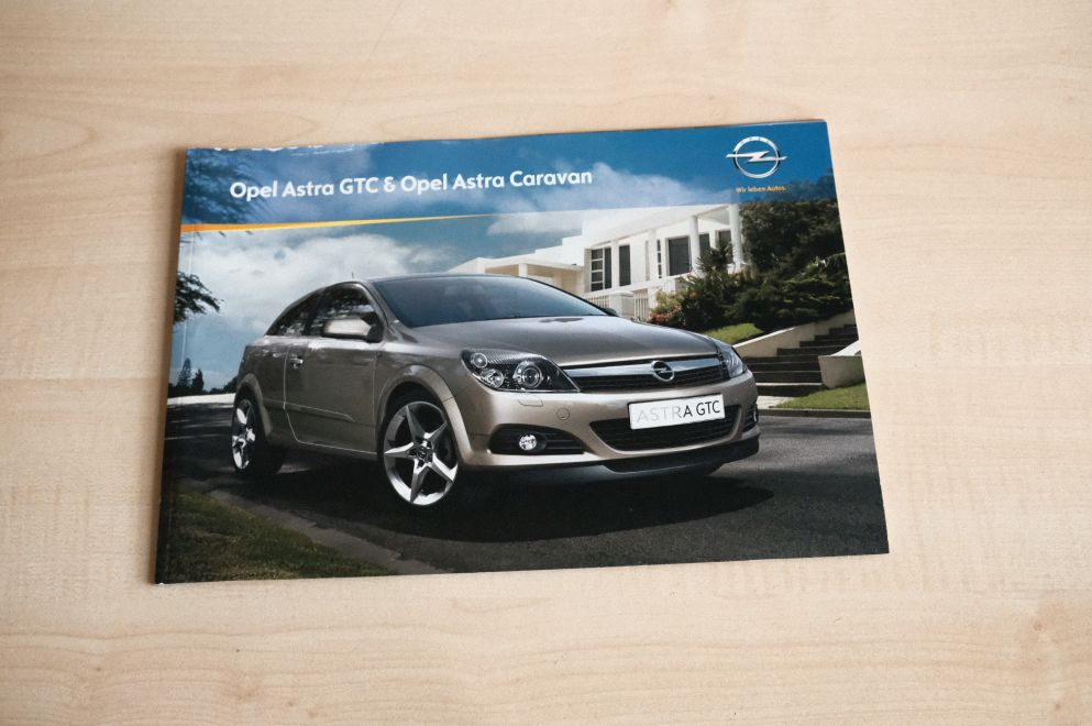 Opel Astra H Caravan + GTC Prospekt 01/2009