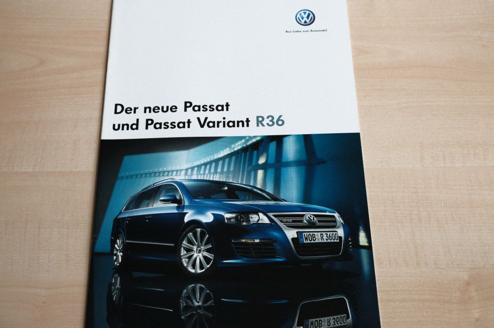 VW Passat R36 + Variant Prospekt 07/2007