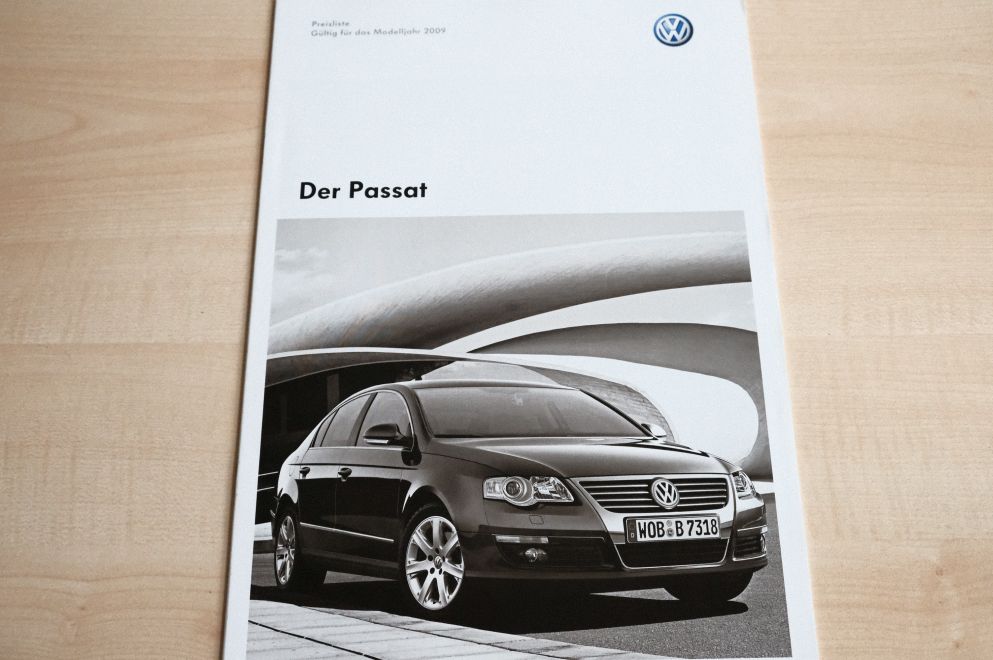 VW Passat - Preisliste & Extras - Prospekt 06/2008