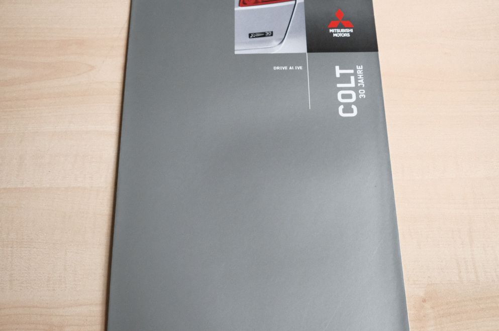 Mitsubishi Colt - 30 Jahre - Prospekt 09/2007