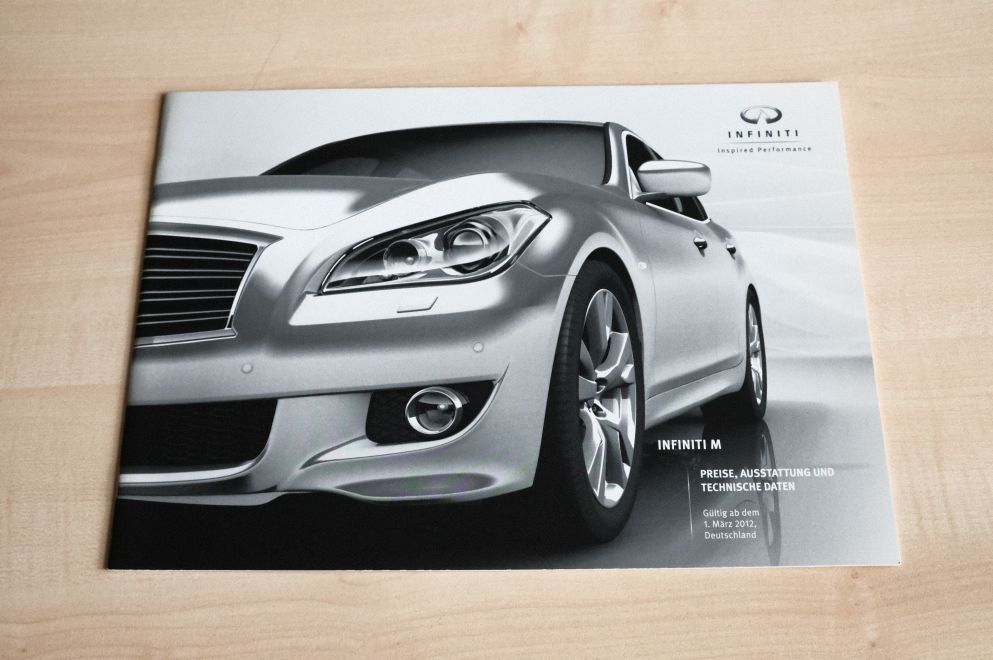 Infiniti M 35 37 - Preisliste & Extras - Prospekt 03/2012