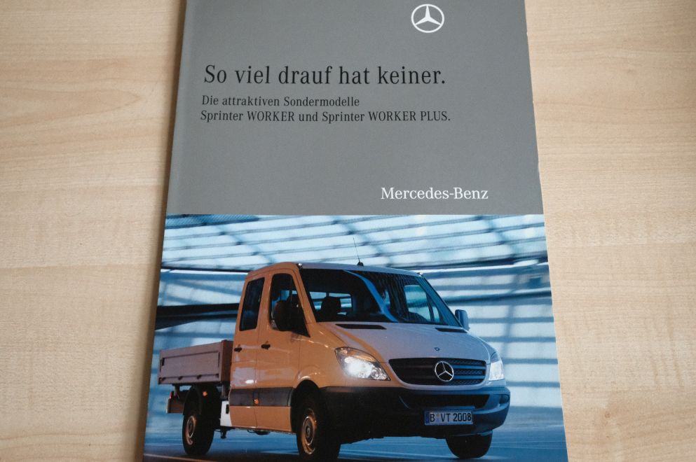 Mercedes Sprinter - Worker - Prospekt 04/2008