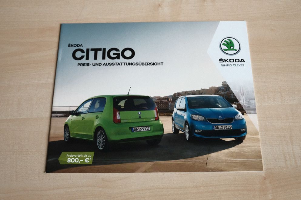 Skoda Citigo - Preisliste & Extras - Prospekt 02/2019