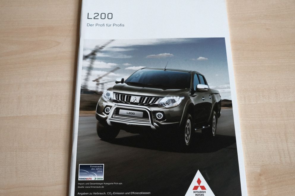 Mitsubishi L 200 Prospekt 02/2017