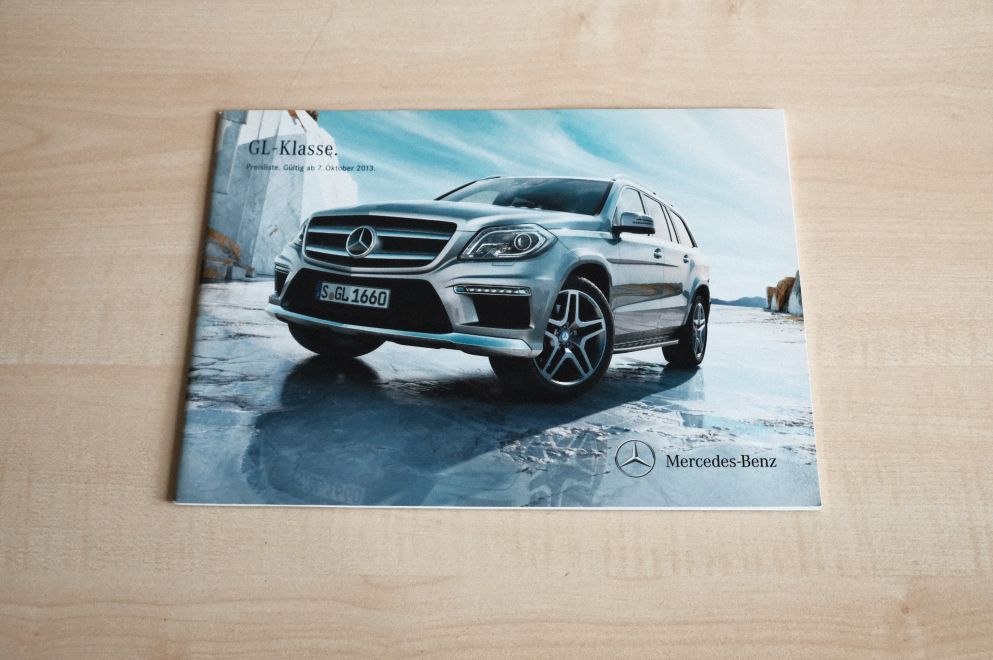 Mercedes GL-Klasse - Preisliste & Extras - Prospekt 10/2013