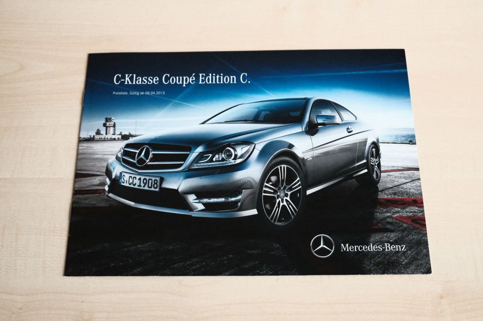 Mercedes C-Klasse Coupe C204 - Edition C - Prospekt 02/2013