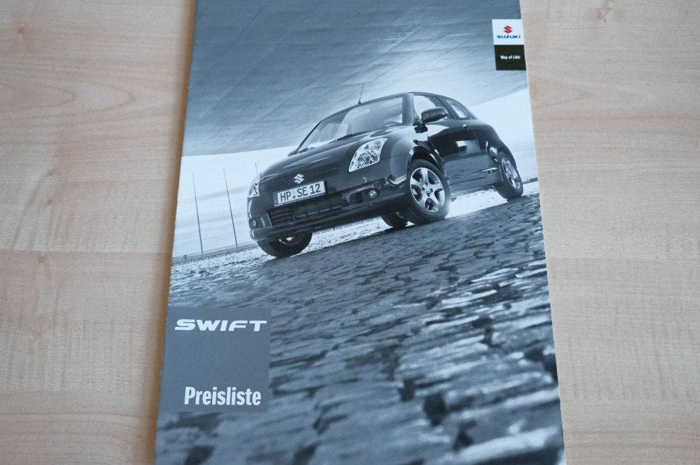 Suzuki Swift - Preisliste & Extras - Prospekt 09/2006