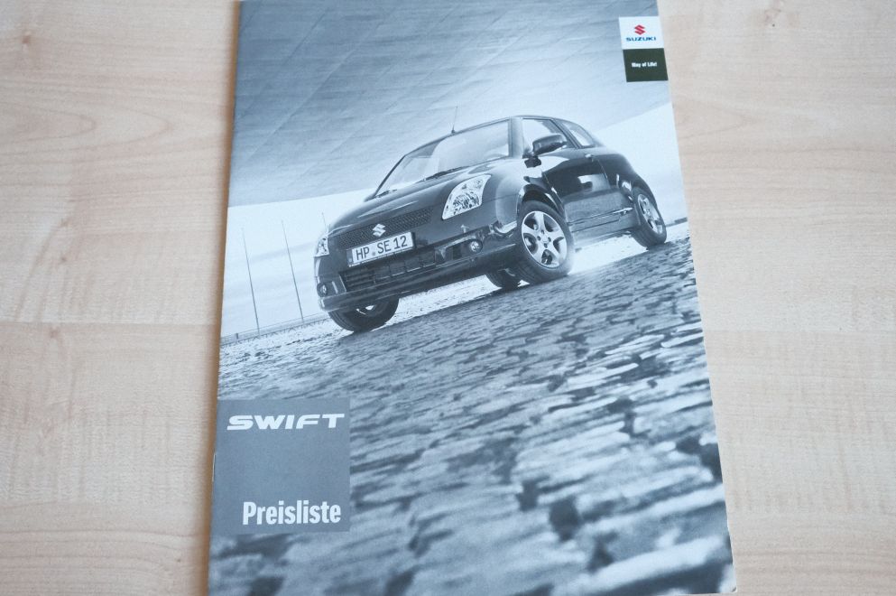 Suzuki Swift - Preisliste & Extras - Prospekt 04/2007