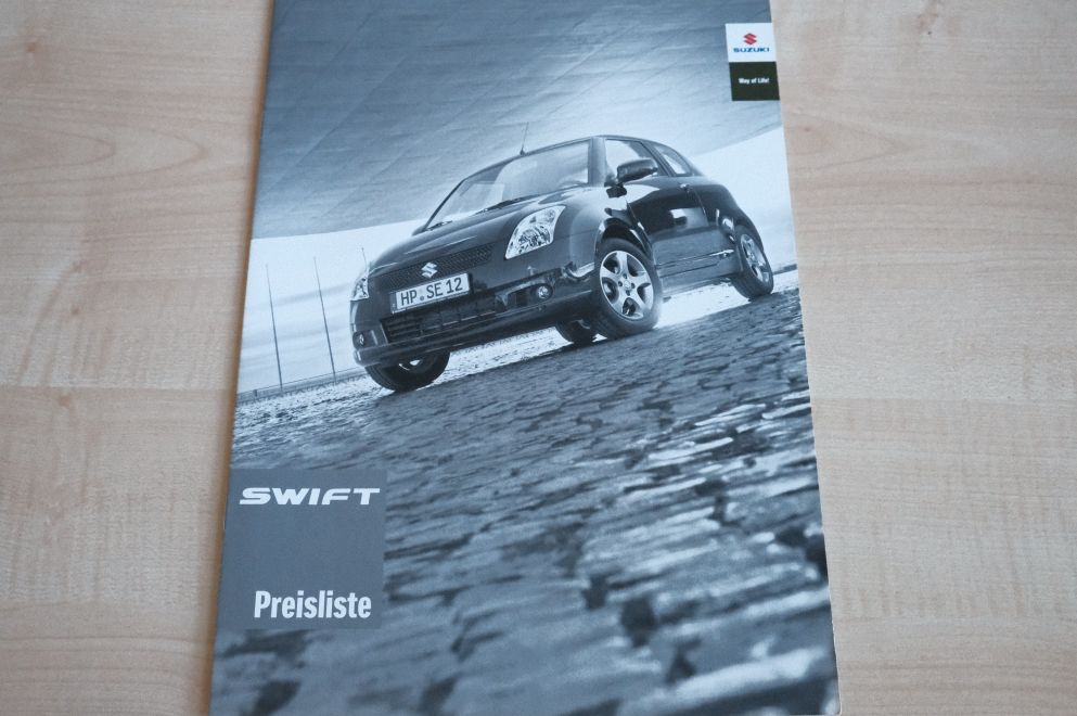 Suzuki Swift - Preisliste & Extras - Prospekt 02/2007