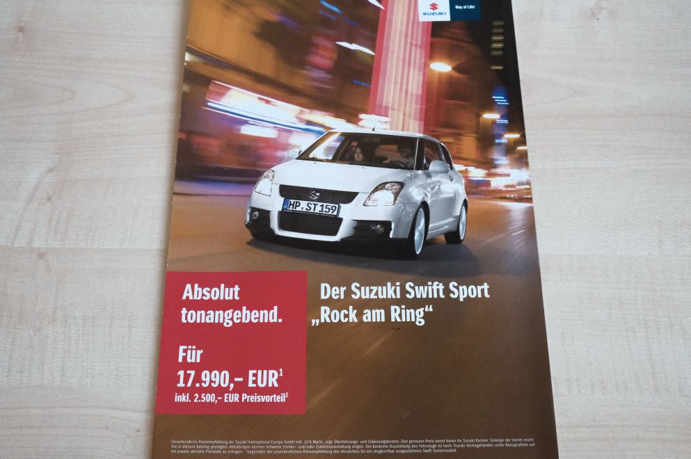 Suzuki Swift - Rock am Ring - Prospekt 03/2010