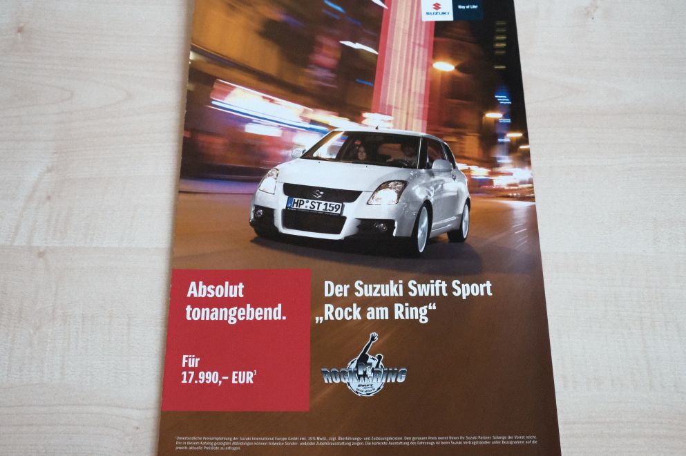 Suzuki Swift - Rock am Ring - Prospekt 02/2009
