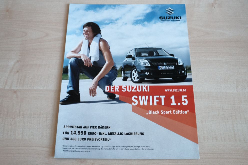 Suzuki Swift - Black Sport Edition - Prospekt 09/2005