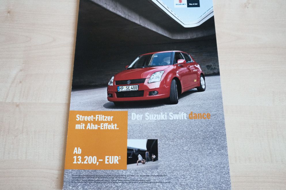 Suzuki Swift - Dance - Prospekt 08/2007