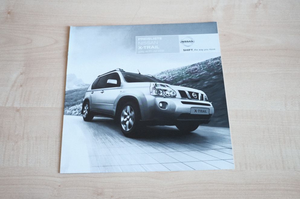 Nissan X-Trail - Preisliste & Extras - Prospekt 07/2008