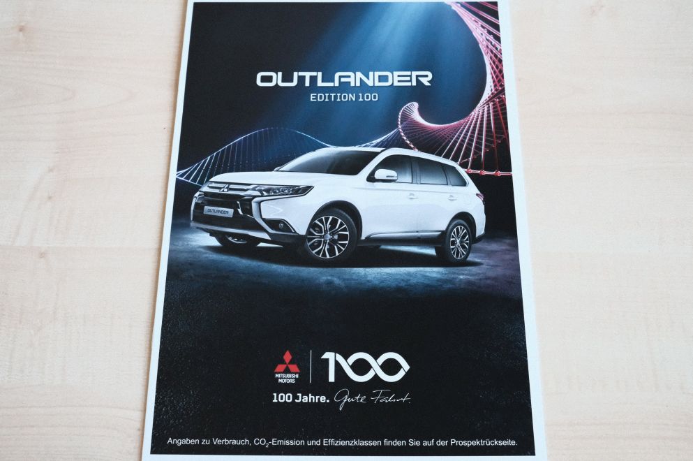 Mitsubishi Outlander - Edition 100 - Prospekt 08/2017