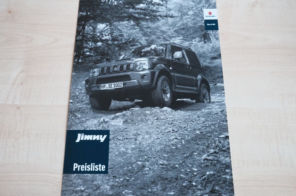 Suzuki Jimny - Preisliste & Extras - Prospekt 02/2014