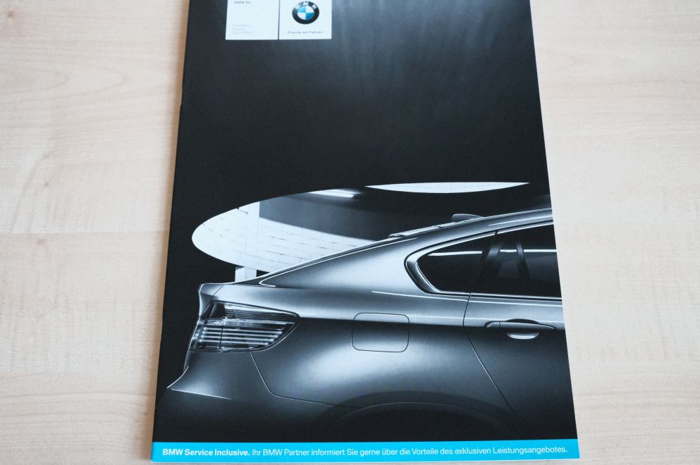 BMW X6 E71 - Preisliste & Extras - Prospekt 04/2009
