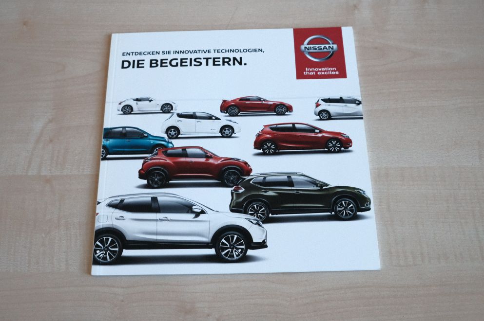 Nissan Juke Pulsar Micra Qashqai 370 Z Prospekt 201?
