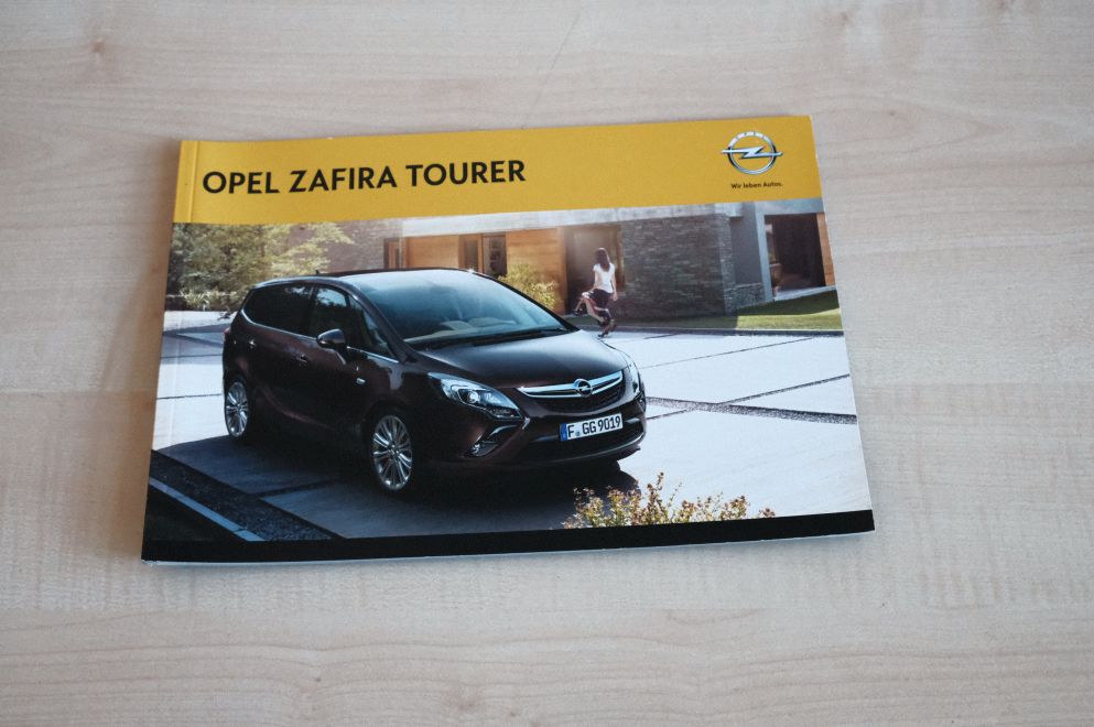 Opel Zafira Tourer Prospekt 06/2013