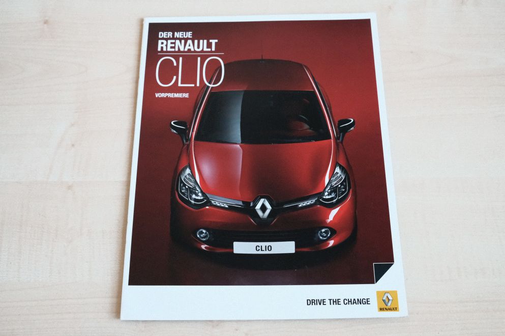 Renault Clio Prospekt 08/2012